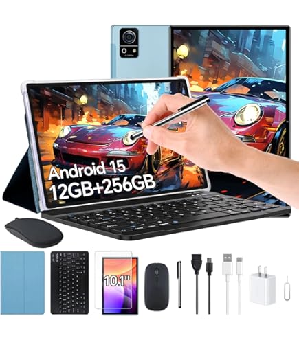 Amazon.co.jp: 10インチAndroid 15タブレット,12GB+256GB+1TB拡張対応